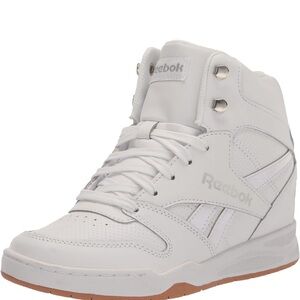 Reebok Women's Bb4500 Hi High Top. White wedge sneaker. Size 8.5